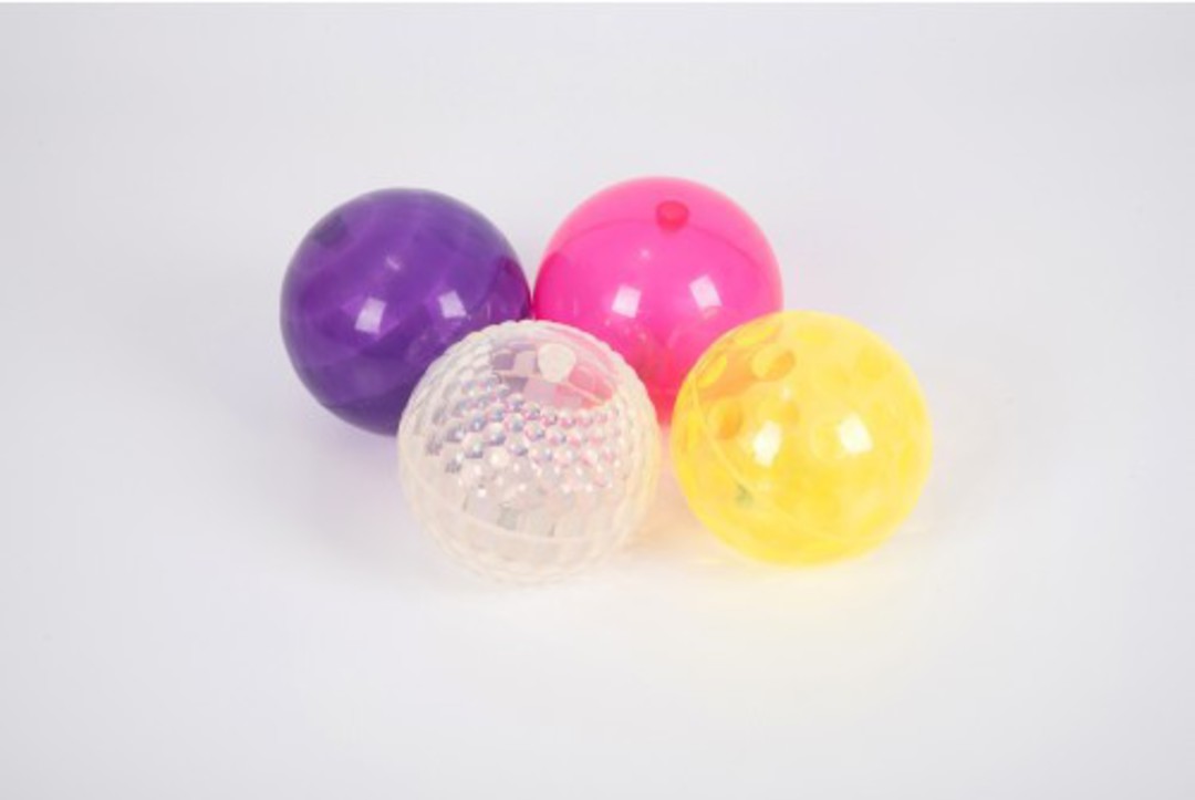 Sensory Flashing Balls (Textured) - Pk4 image 0